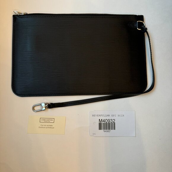 Louis Vuitton Black Epi Leather Neverfull MM Tote - Picture 3 of 7